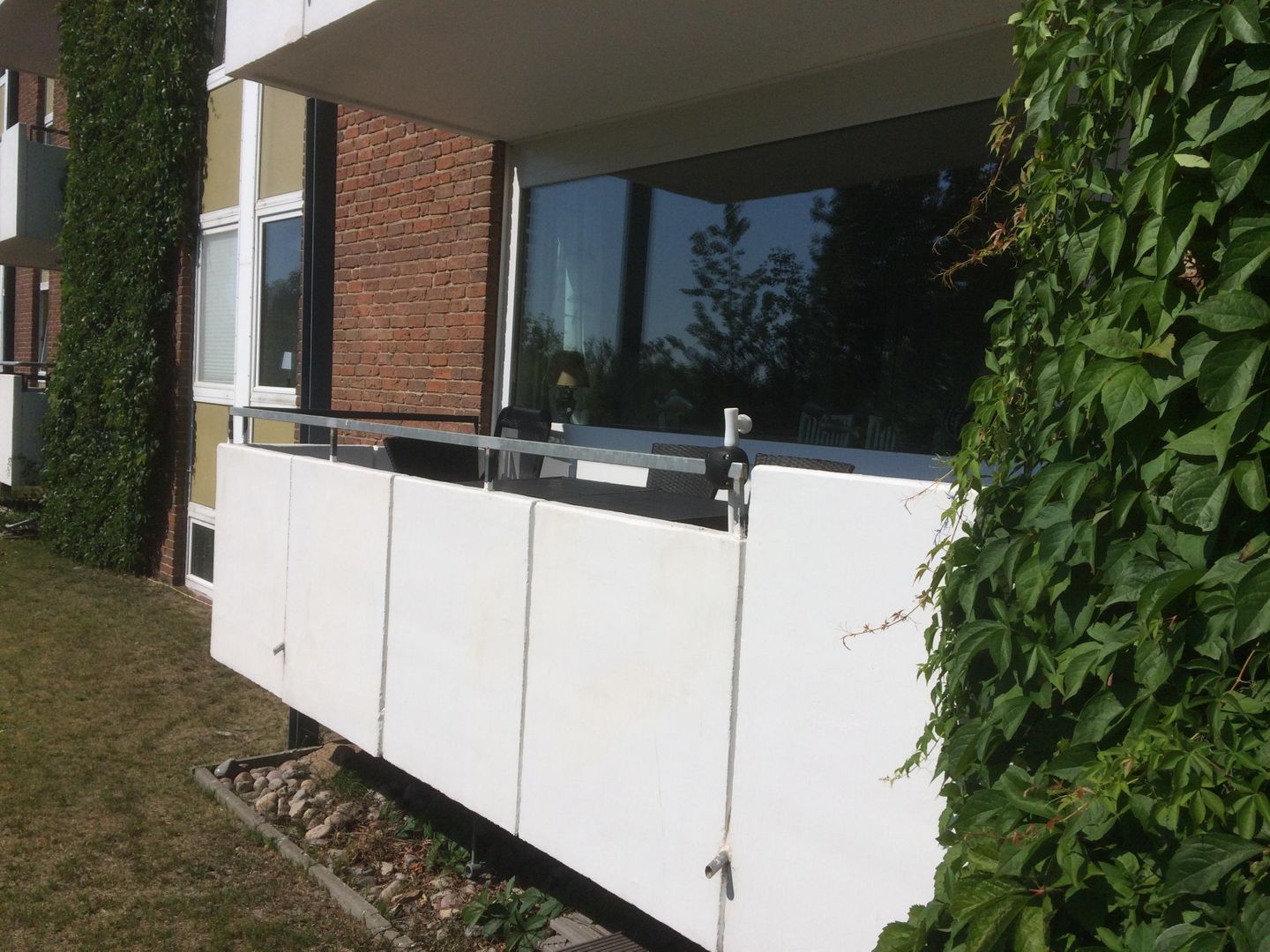  Helle Strandwohnung mit Meerblick Wyk - Balkon