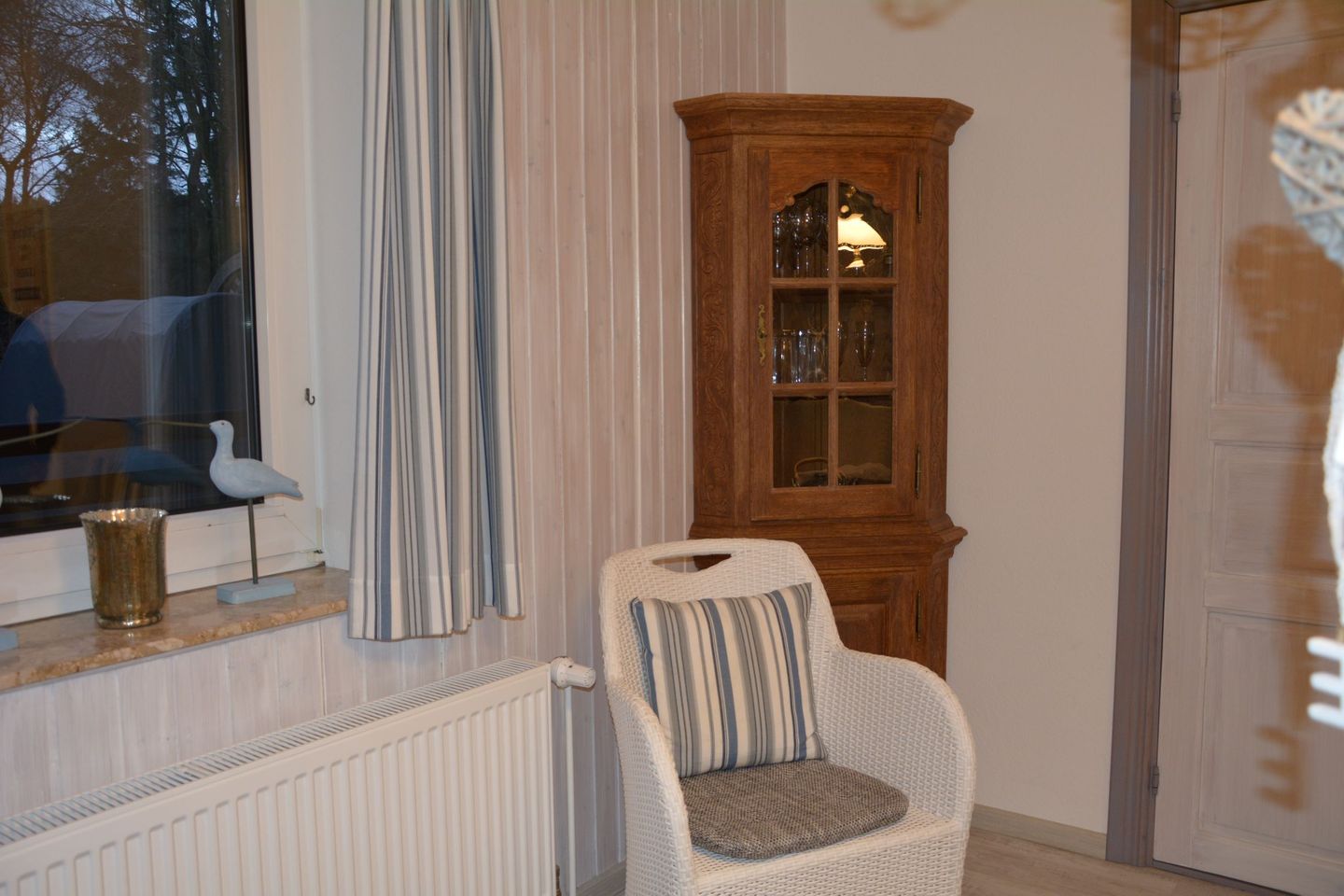 Haus Dünenrose Helle Ferienwohnung am Waldrand mit Terrasse und Strandkorb Nebel auf Amrum - 