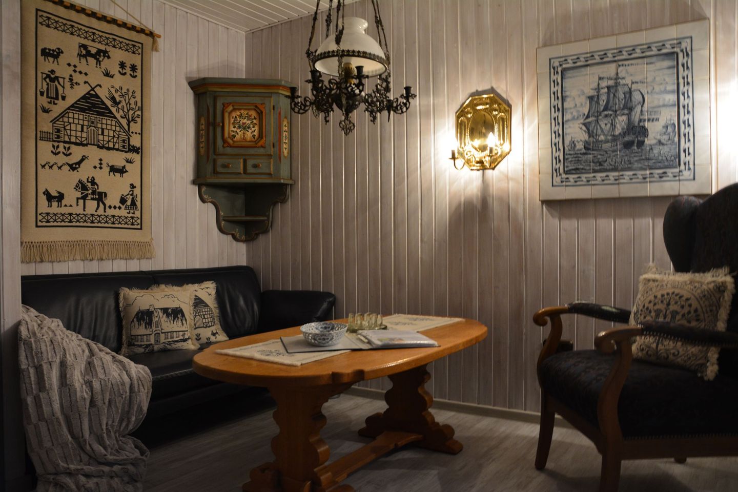 Haus Dünenrose Schöne kleine Wohnung  für 2 Personen im EG mit Terrasse und Strandkorb Nebel auf Amrum - 