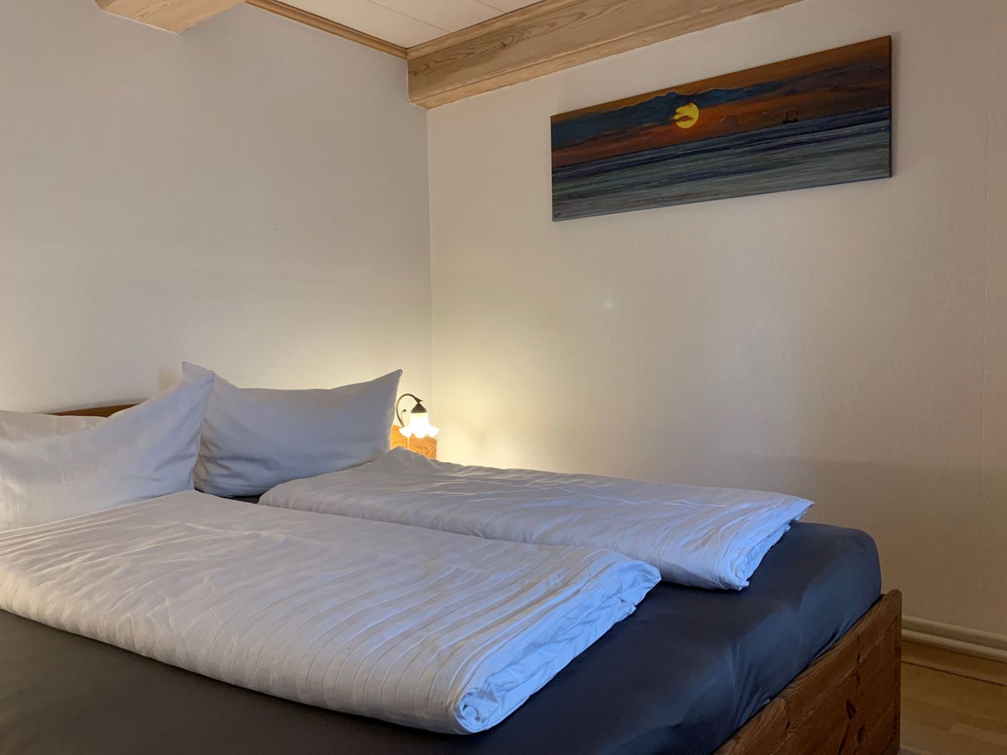 Friesenhaus Arnold Wohnen unter Reet mit Terrasse uns Garten Nebel auf Amrum - 