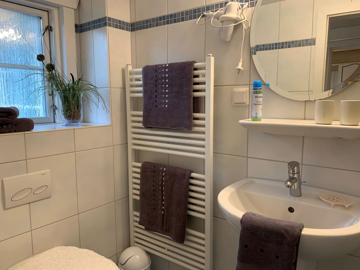 Friesenhaus Arnold Wohnen unter Reet mit Terrasse uns Garten Nebel auf Amrum - 