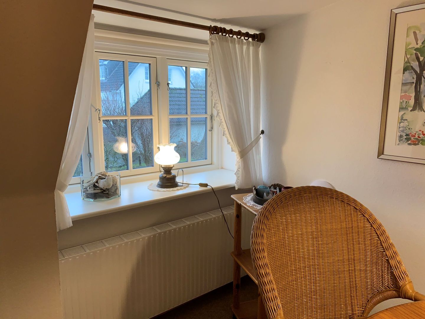 Friesenhaus Arnold Wohnen unter Reet in zentraler Ortlage Nebel auf Amrum -