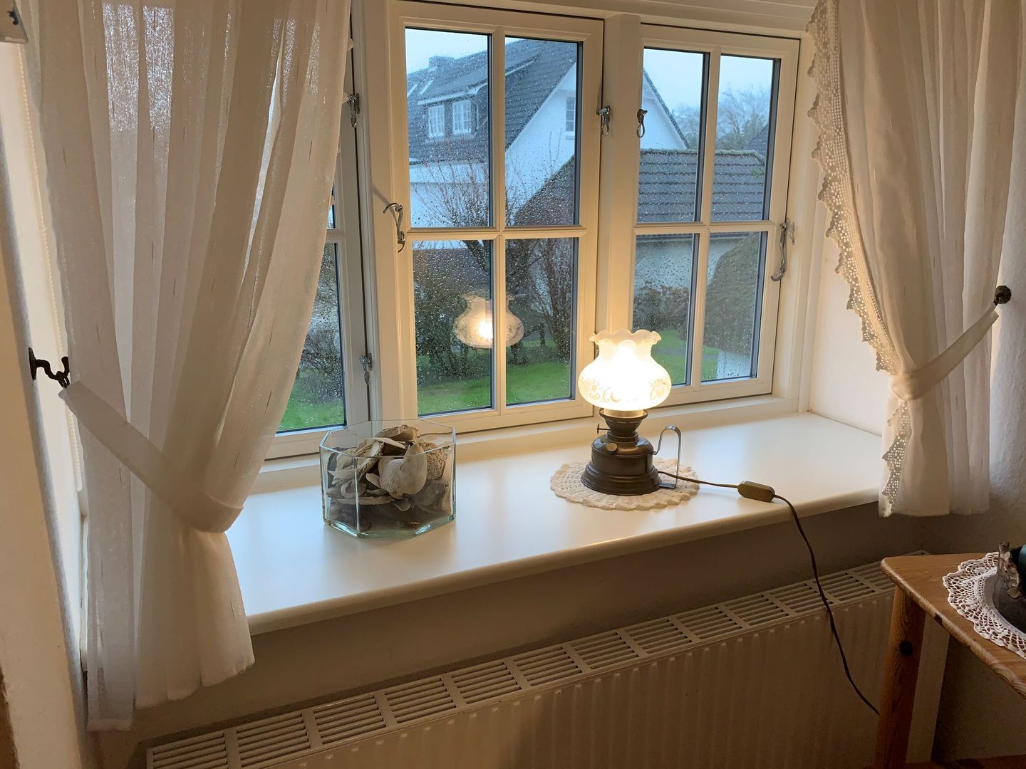 Friesenhaus Arnold Wohnen unter Reet in zentraler Ortlage Nebel auf Amrum -