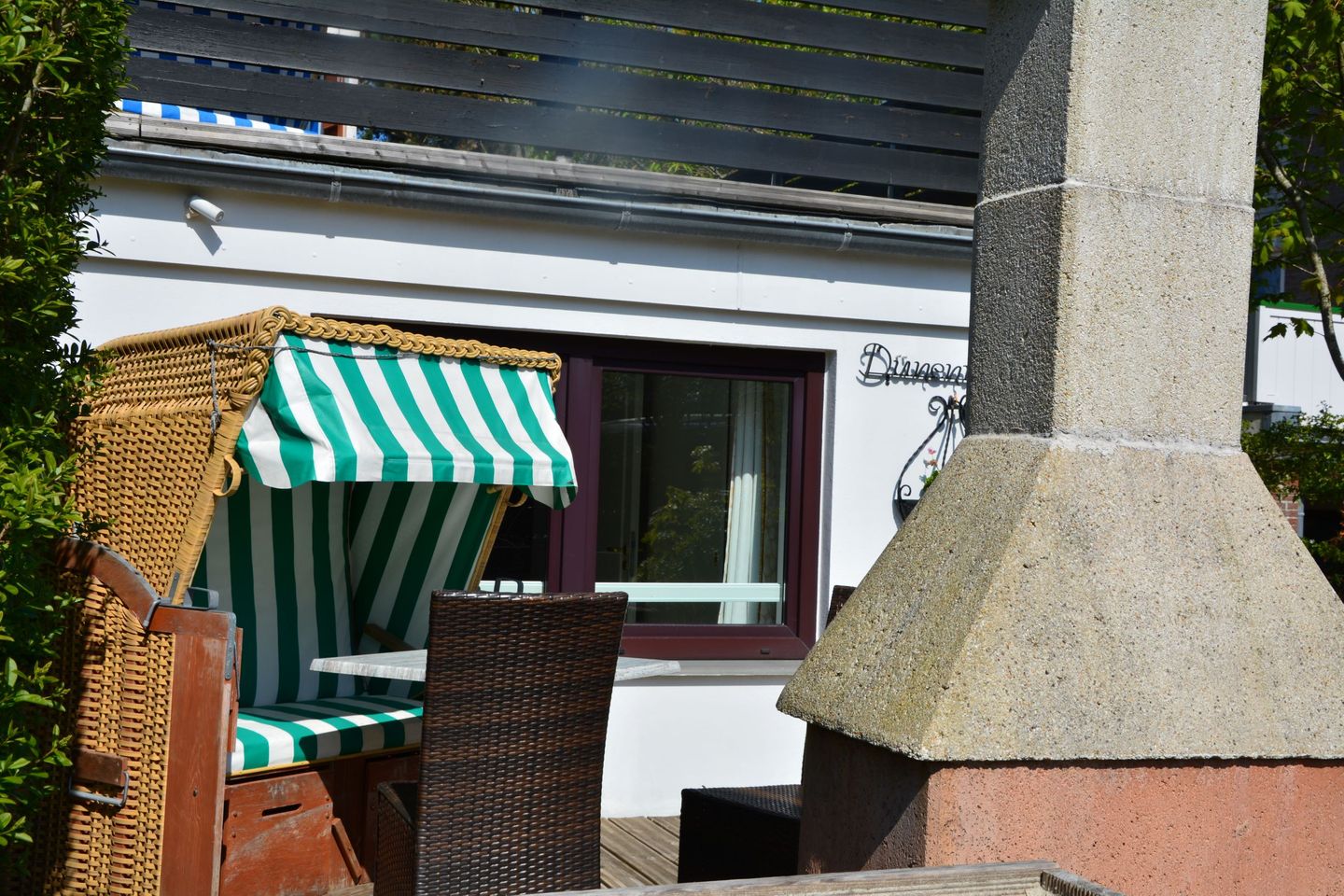 Haus auf der Düne Ferienwohnung Strandhase im EG mit Terrasse und Grillkamin Wittdün auf Amrum - 