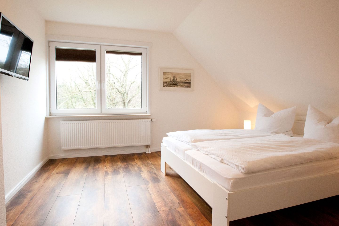 Haus Waasfrees Haushälfte Habel Mehrgenerationenhaus mit Meerblick direkt am Wasser mit Terrasse und Garten Steenodde auf Amrum - 