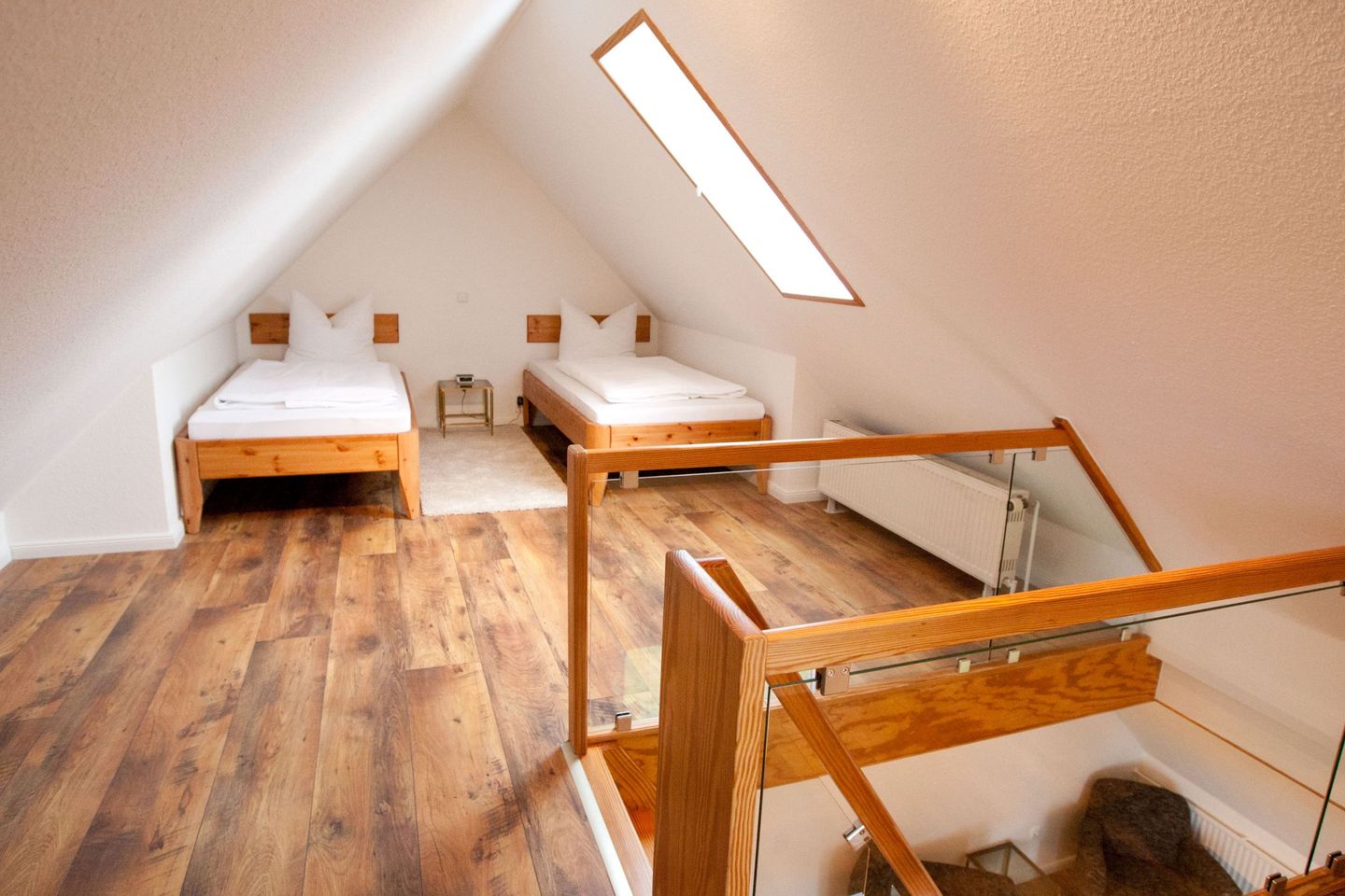 Haus Waasfrees Haushälfte Habel Mehrgenerationenhaus mit Meerblick direkt am Wasser mit Terrasse und Garten Steenodde auf Amrum - 