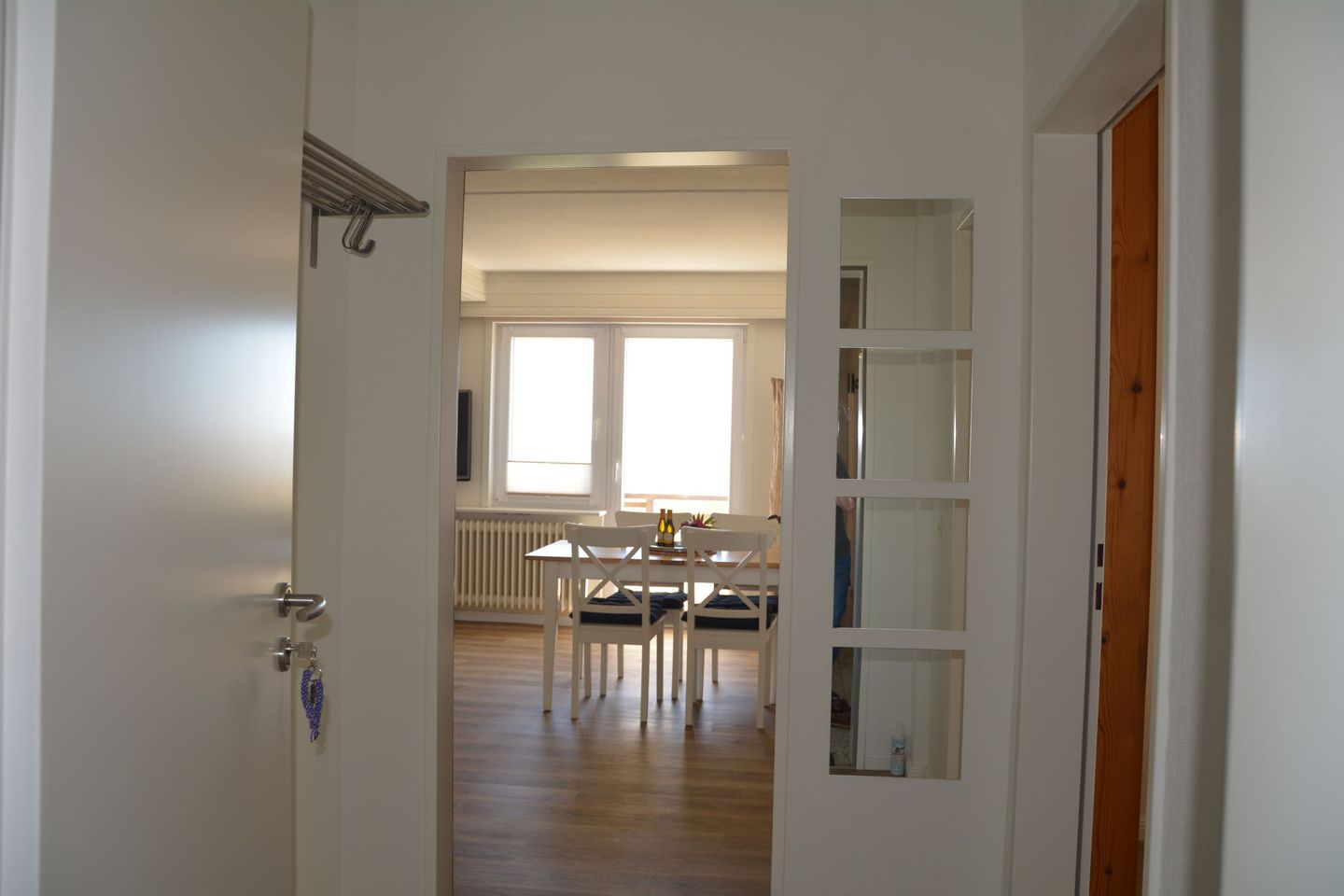 Haus Waasfrees Ferienwohnung Langeneß mit Balkon und Meerblick ideal für Familien mit Kindern Steenodde auf Amrum - 