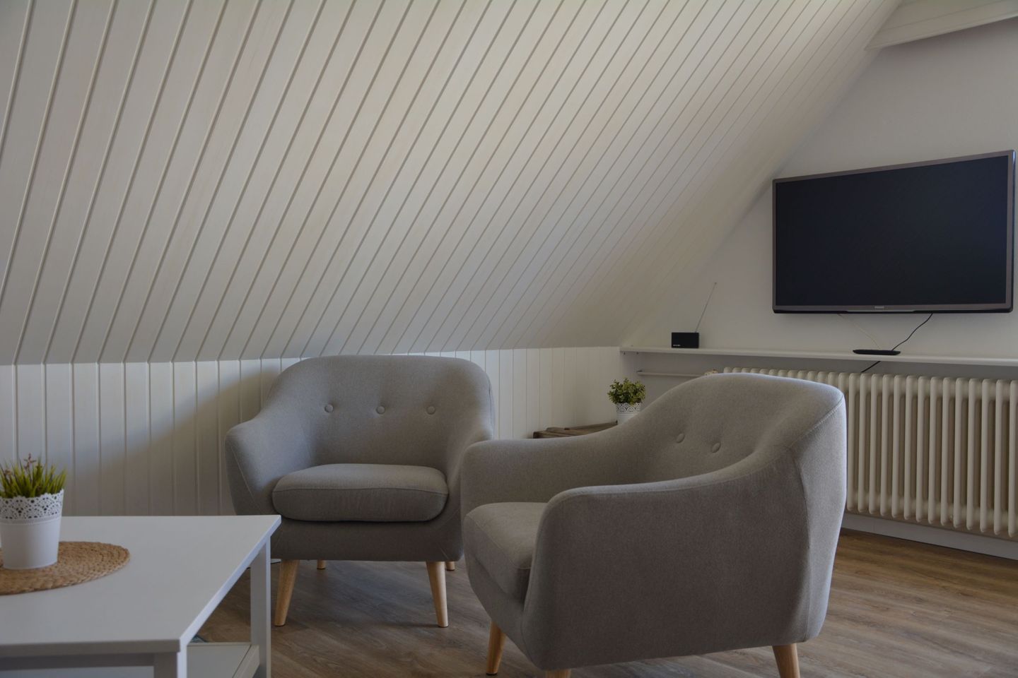 Haus Waasfrees Ferienwohnung Langeneß mit Balkon und Meerblick ideal für Familien mit Kindern Steenodde auf Amrum - 