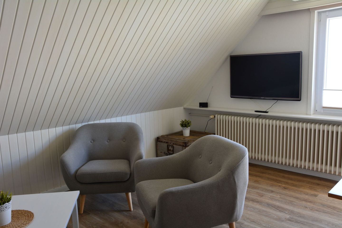 Haus Waasfrees Ferienwohnung Langeneß mit Balkon und Meerblick ideal für Familien mit Kindern Steenodde auf Amrum - 