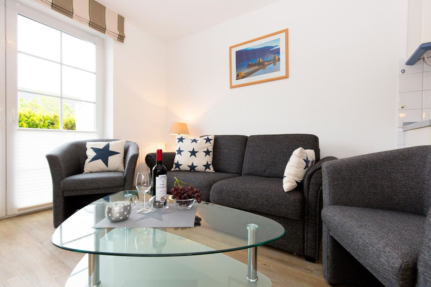  Lobsterhuus App. 01 Süderwung 11 Wenningstedt - Wohnzimmer