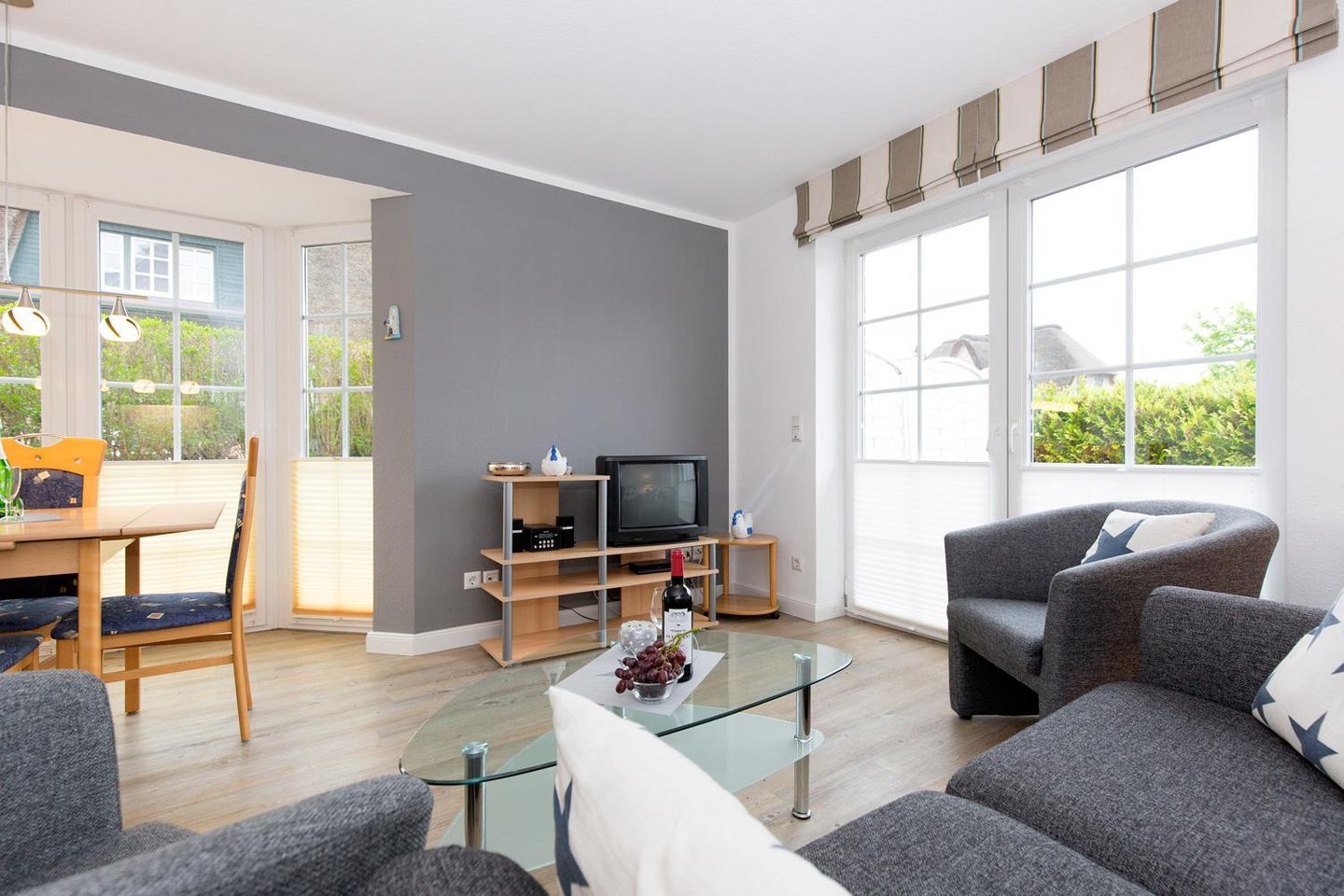  Lobsterhuus App. 01 Süderwung 11 Wenningstedt - Wohnzimmer