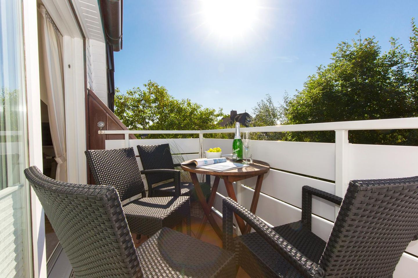  Cornelius App. 11 Feldmarkstrasse 12 B Wenningstedt - Balkon