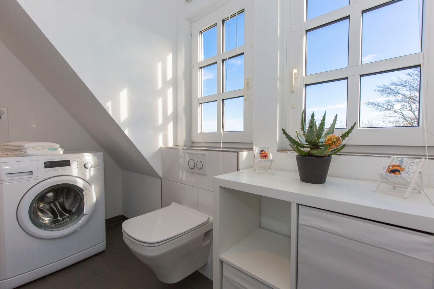 App. Sonnenkuhle Ostmarkstrasse 28 Wenningstedt - Badezimmer