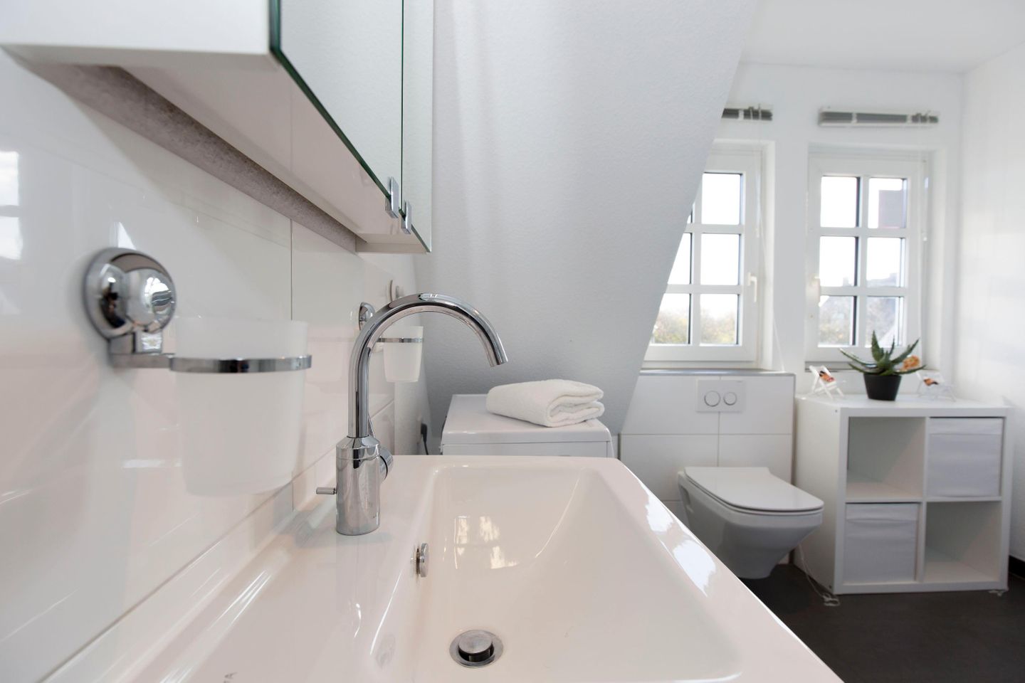 App. Sonnenkuhle Ostmarkstrasse 28 Wenningstedt - Badezimmer