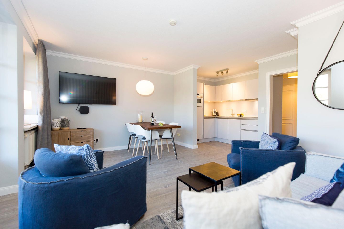  Brandung im Haus Luna Normannenweg 5 Wenningstedt - Wohnzimmer