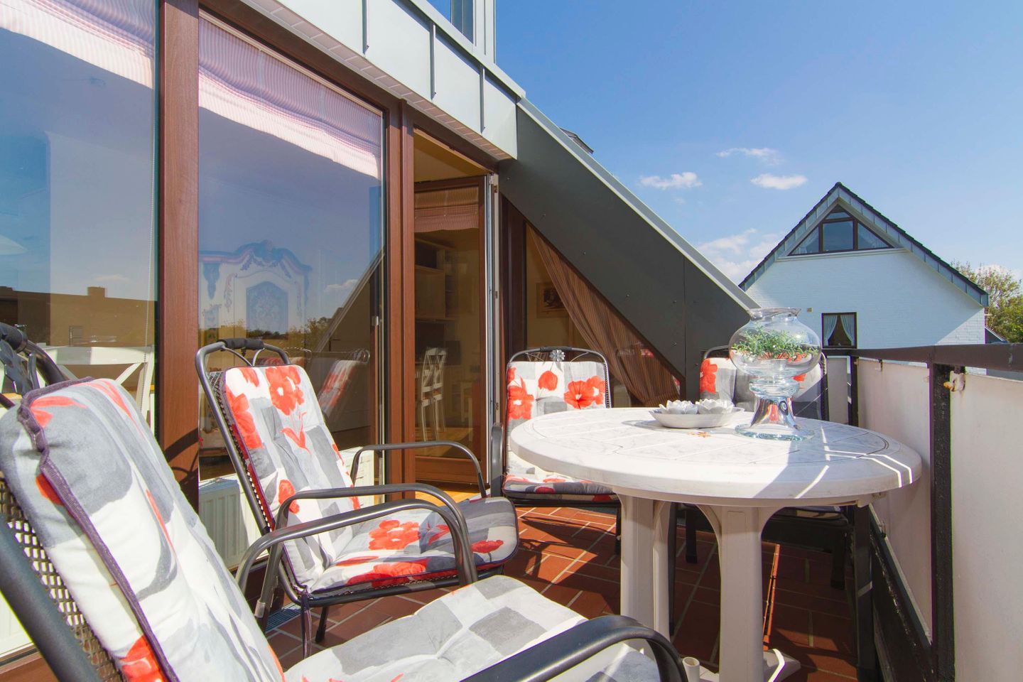  Stefanie App. 04 Hauptstrasse 20 Wenningstedt - Balkon