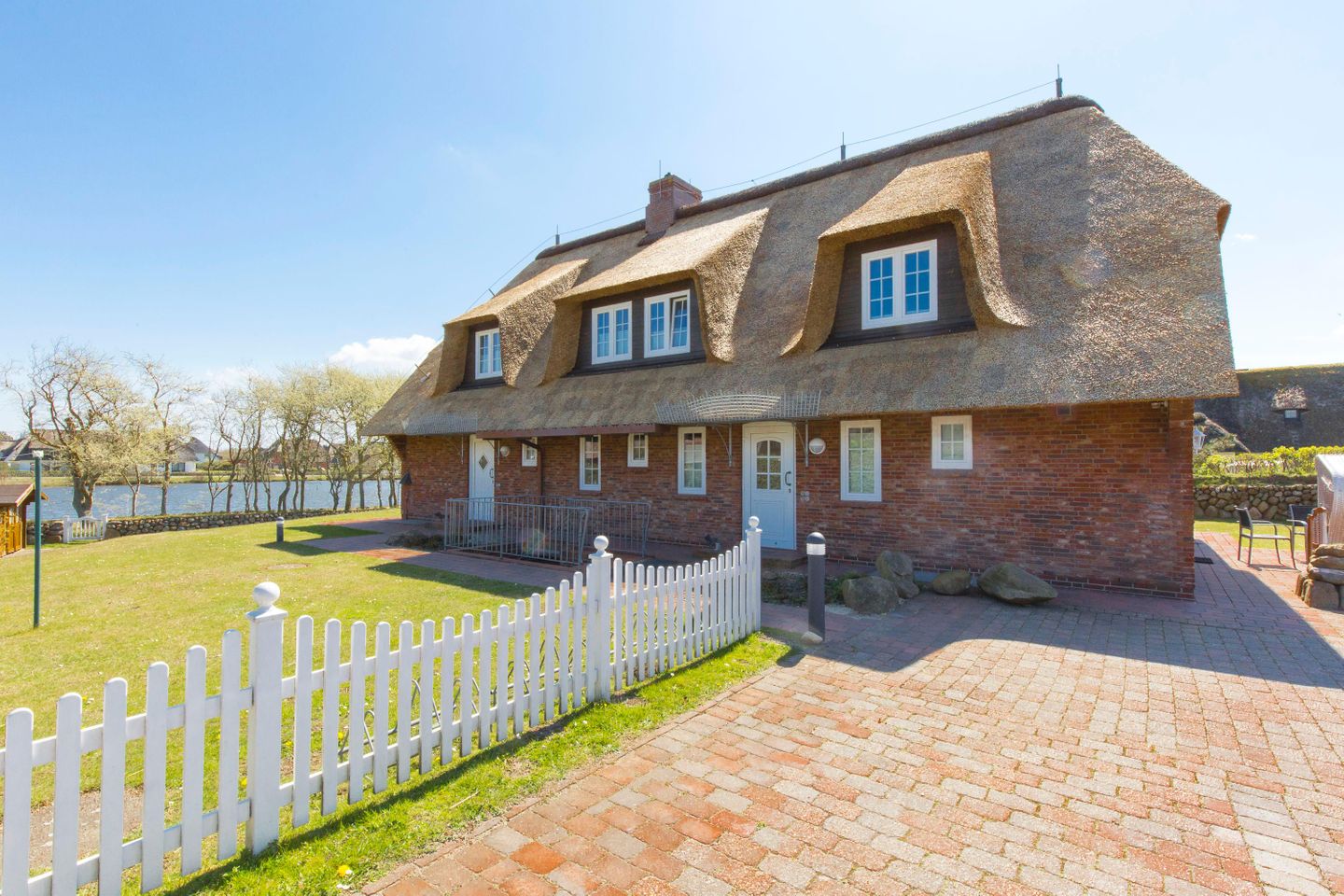  Abendsonne A Am Dorfteich 8 A Wenningstedt - Fassade / Eingang