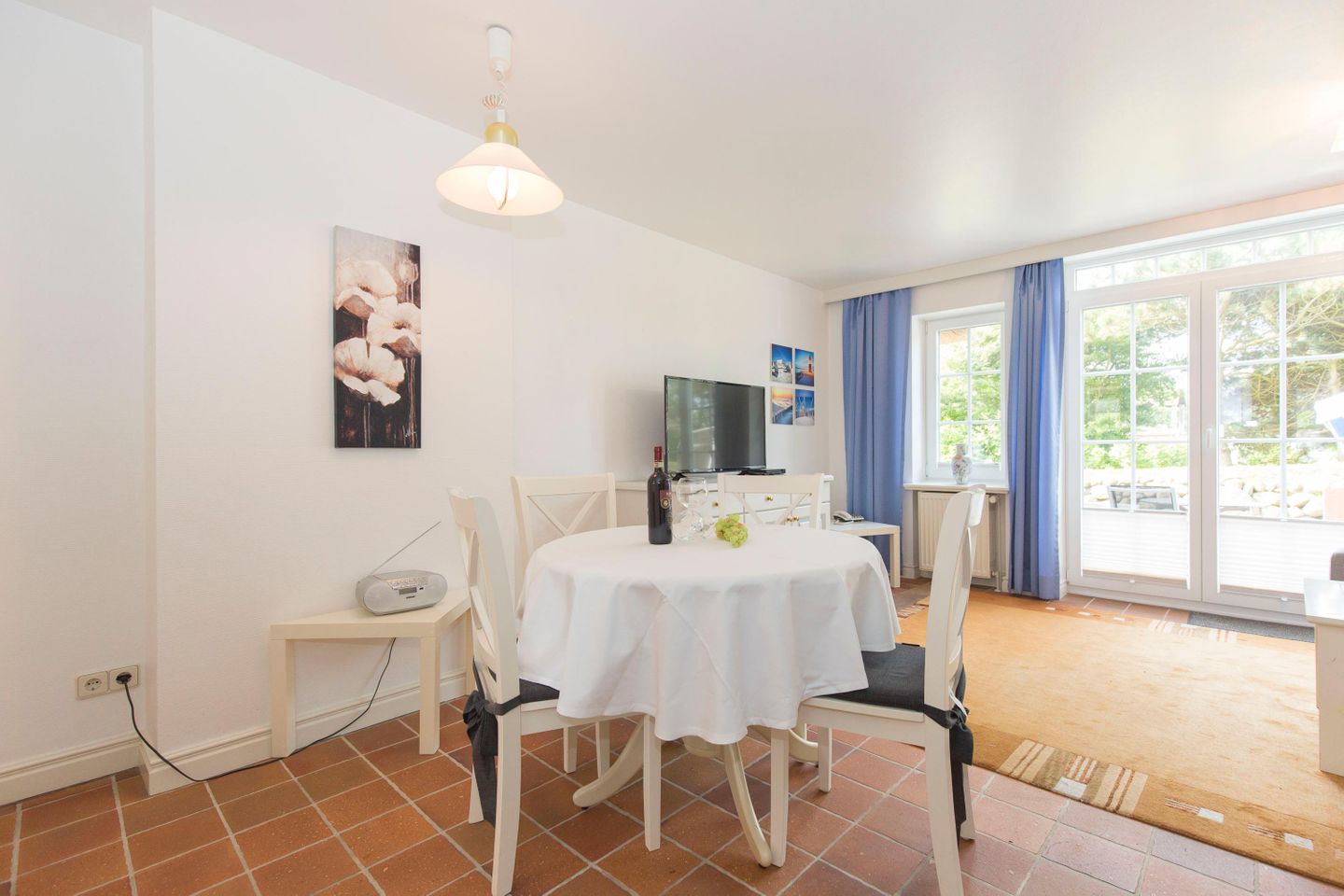  Abendsonne B Am Dorfteich 8 B Wenningstedt - Wohnzimmer