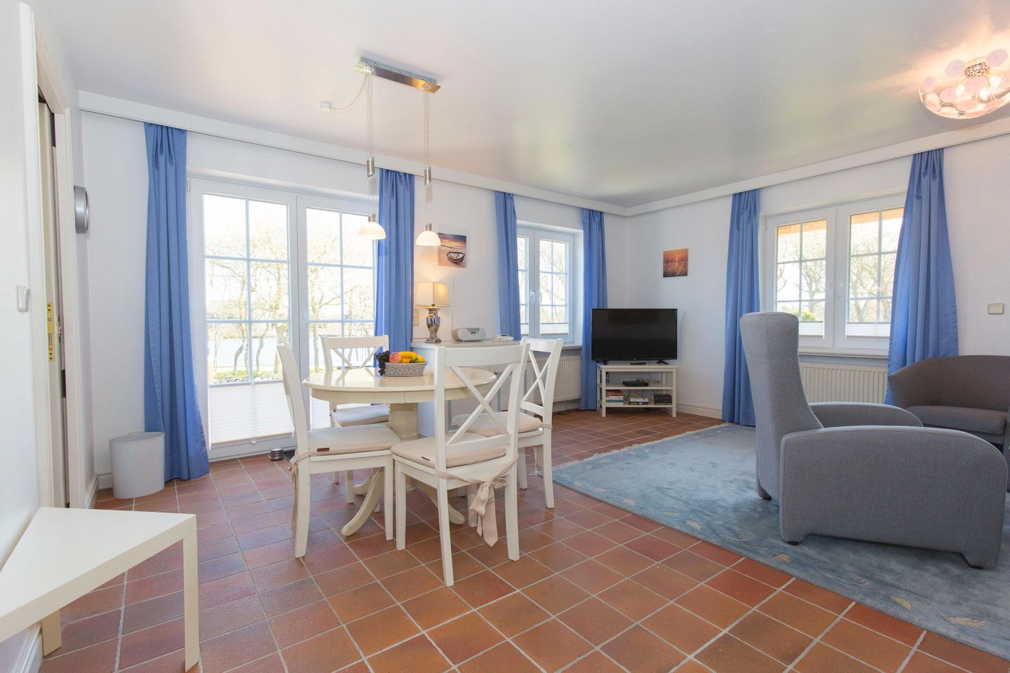  Abendsonne C Am Dorfteich 8 C Wenningstedt - Wohnzimmer