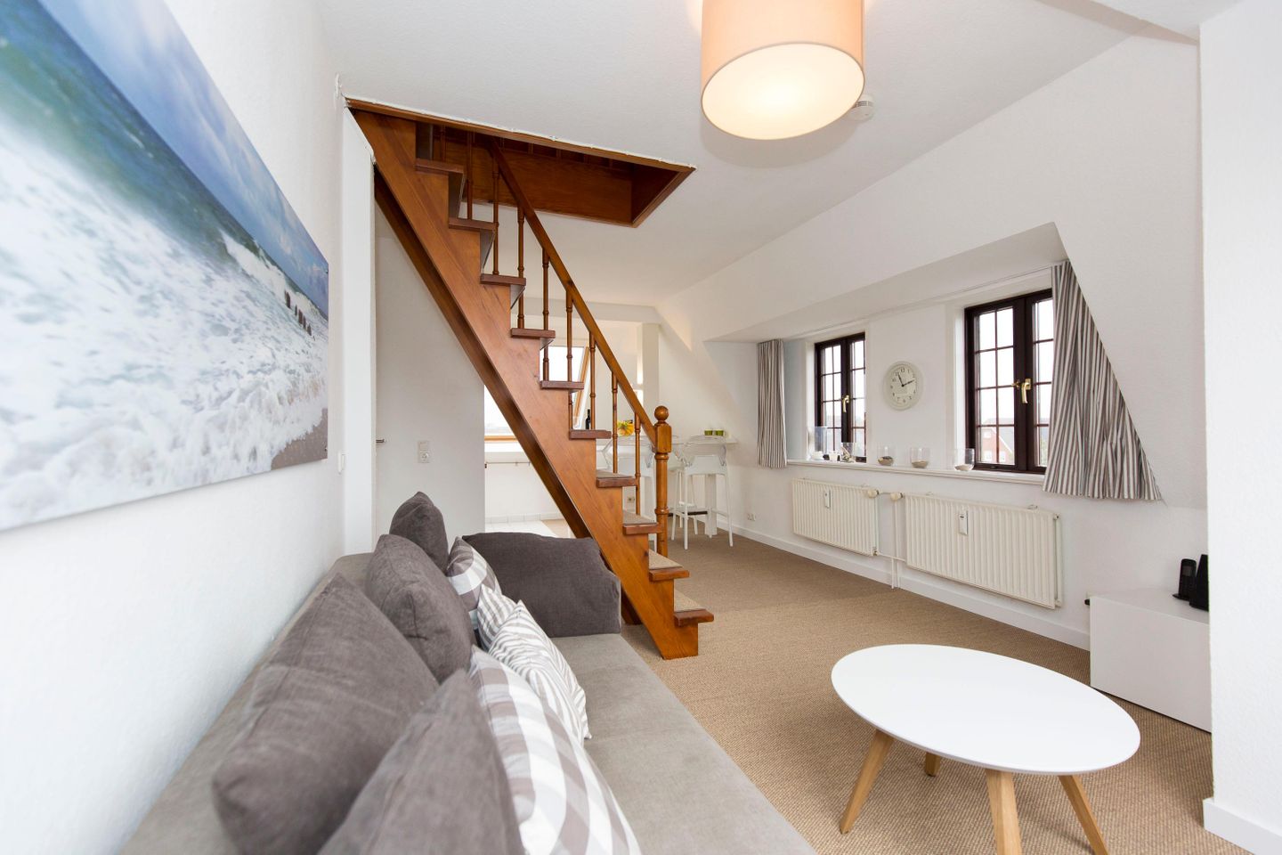  Albatros App. 8 Berthin-Bleeg-Strasse 18 Wenningstedt - Wohnzimmer