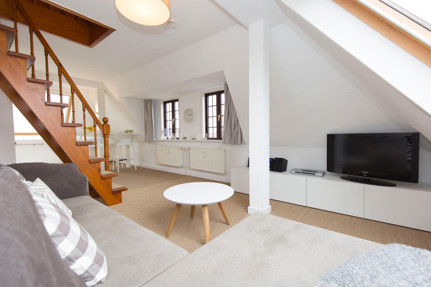  Albatros App. 8 Berthin-Bleeg-Strasse 18 Wenningstedt - Wohnzimmer