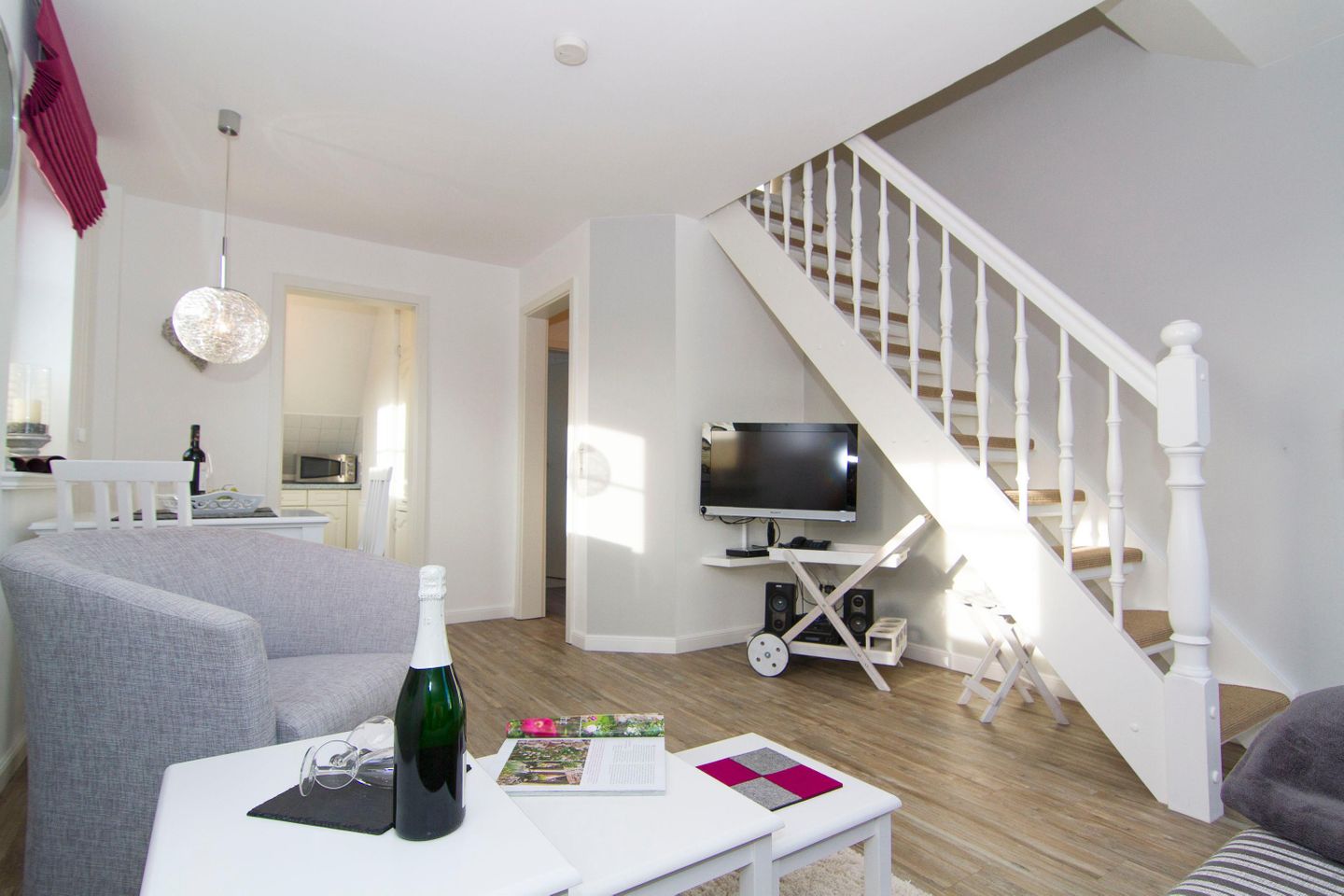  Am Eck Süderwung 11 Wenningstedt - Wohnzimmer