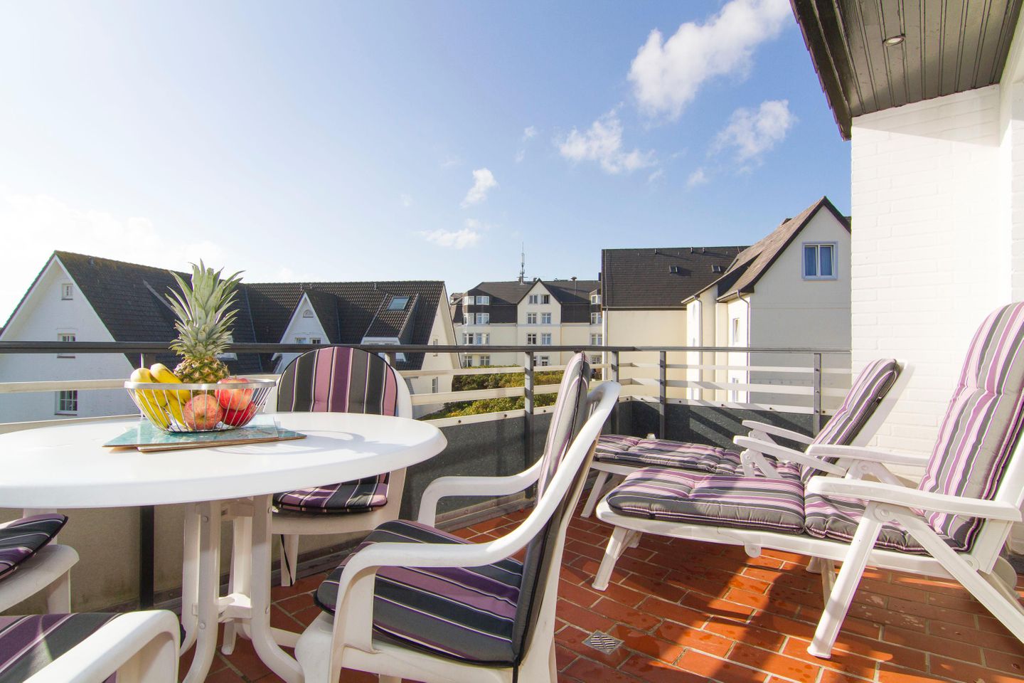 Atlantik App. 25 Strandstrasse 17 Wenningstedt - Balkon