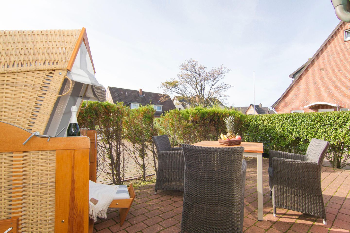  Austernkoje App. 04 Süderwung 11 Wenningstedt - Terrasse