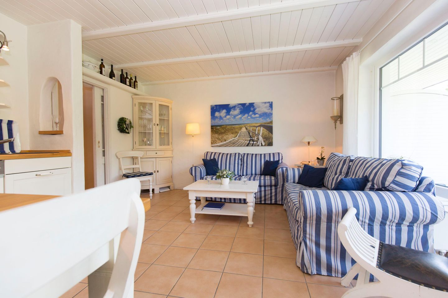 Badebucht App. 6 A Normannenweg 6 A Wenningstedt - Wohnzimmer