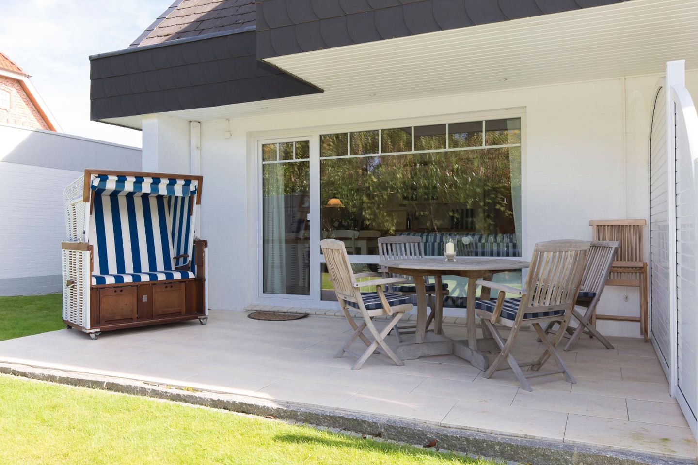 Badebucht App. 6 A Normannenweg 6 A Wenningstedt - Terrasse