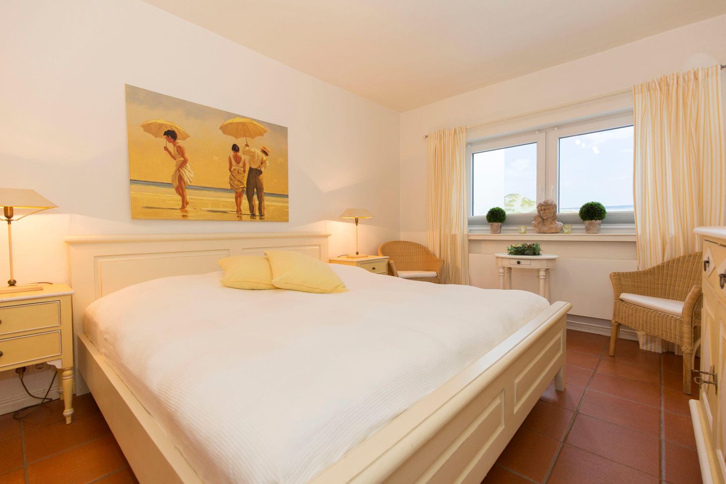 Badebucht App. 6 A Normannenweg 6 A Wenningstedt - Schlafzimmer