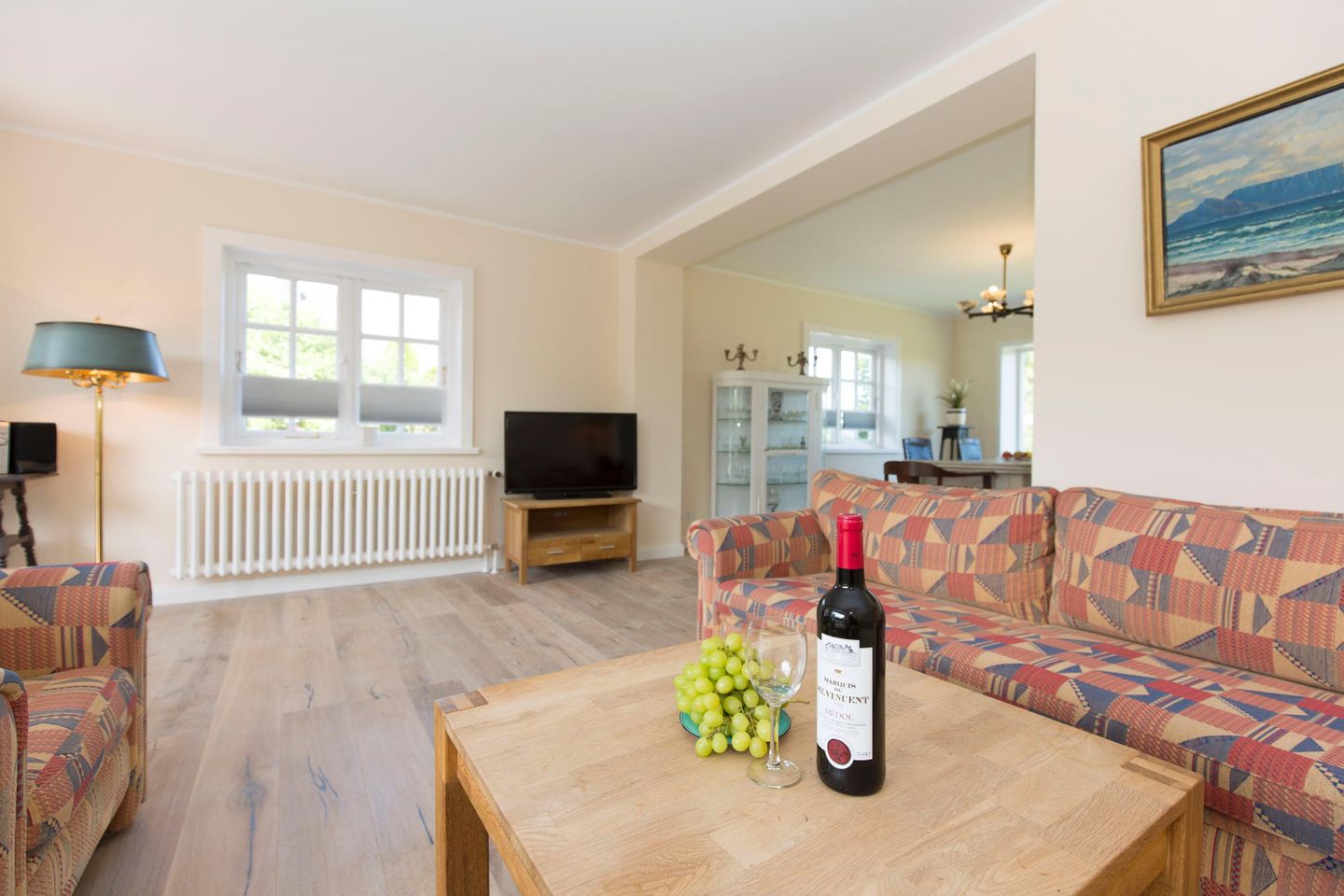  Beckedorf App. 01 Am Denghoog 7 Wenningstedt - Wohnzimmer