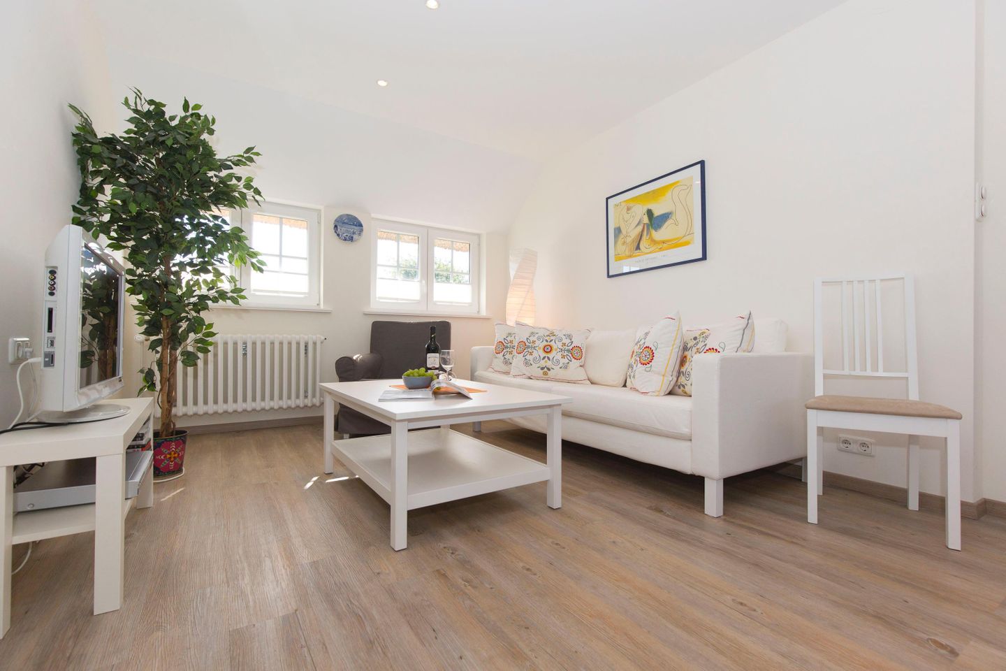  Beckedorf App. 02 Am Denghoog 7 Wenningstedt - Wohnzimmer