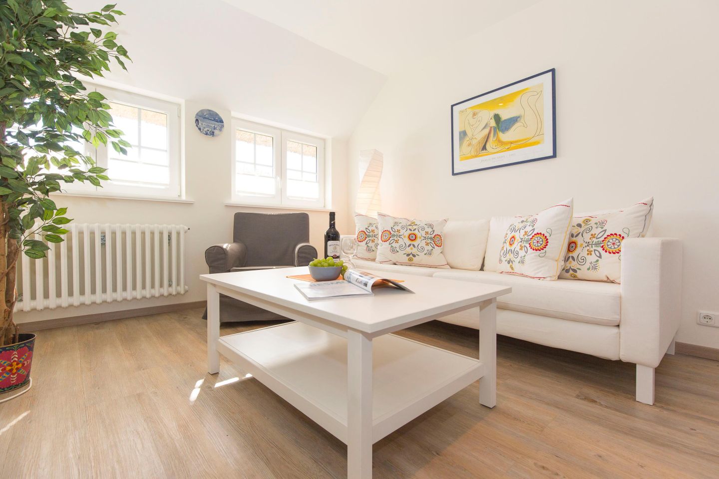  Beckedorf App. 02 Am Denghoog 7 Wenningstedt - Wohnzimmer