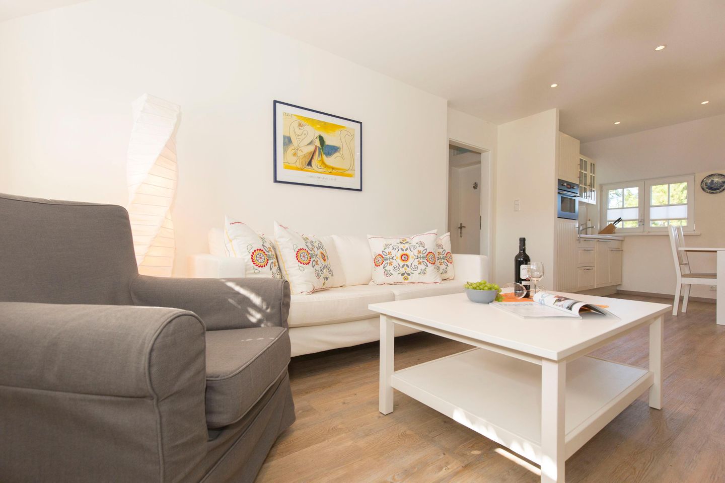  Beckedorf App. 02 Am Denghoog 7 Wenningstedt - Wohnzimmer