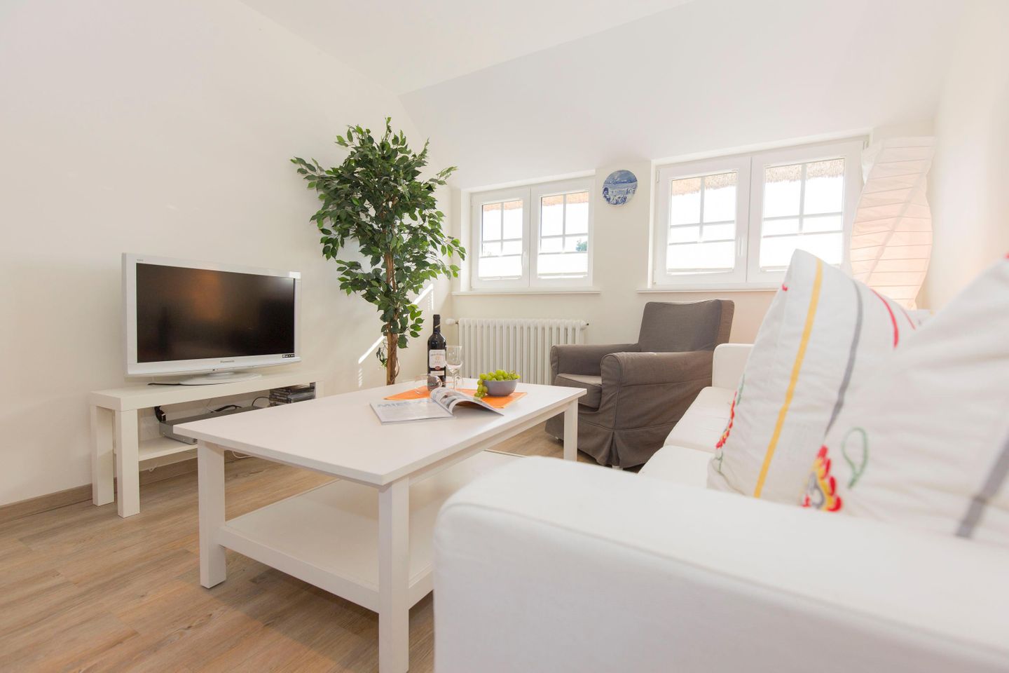  Beckedorf App. 02 Am Denghoog 7 Wenningstedt - Wohnzimmer