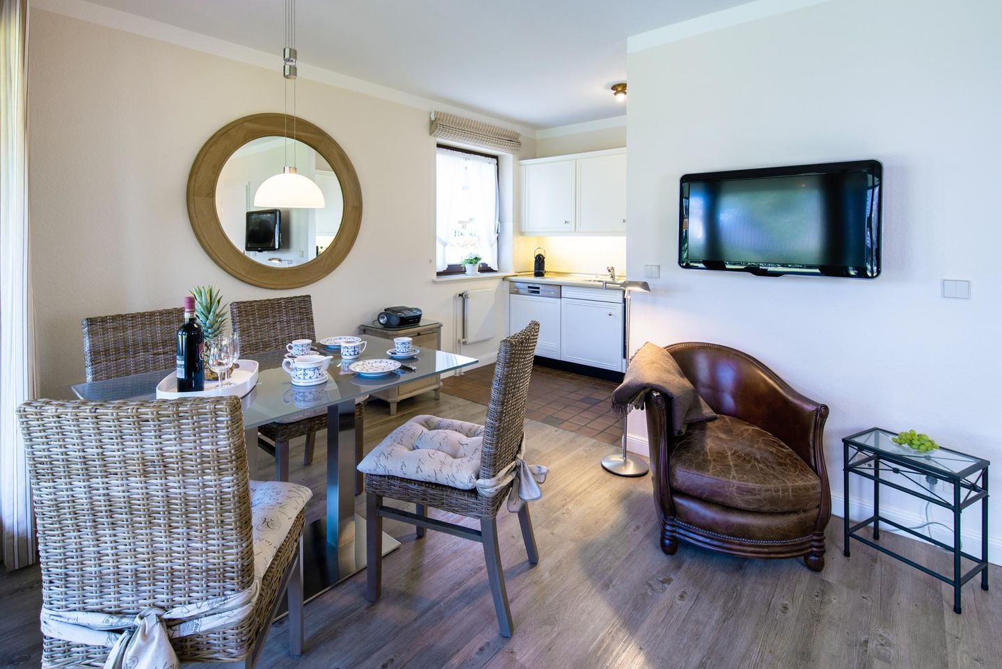  Käptn Taylor App. 02 Norderwung 17 Wenningstedt - Wohnzimmer