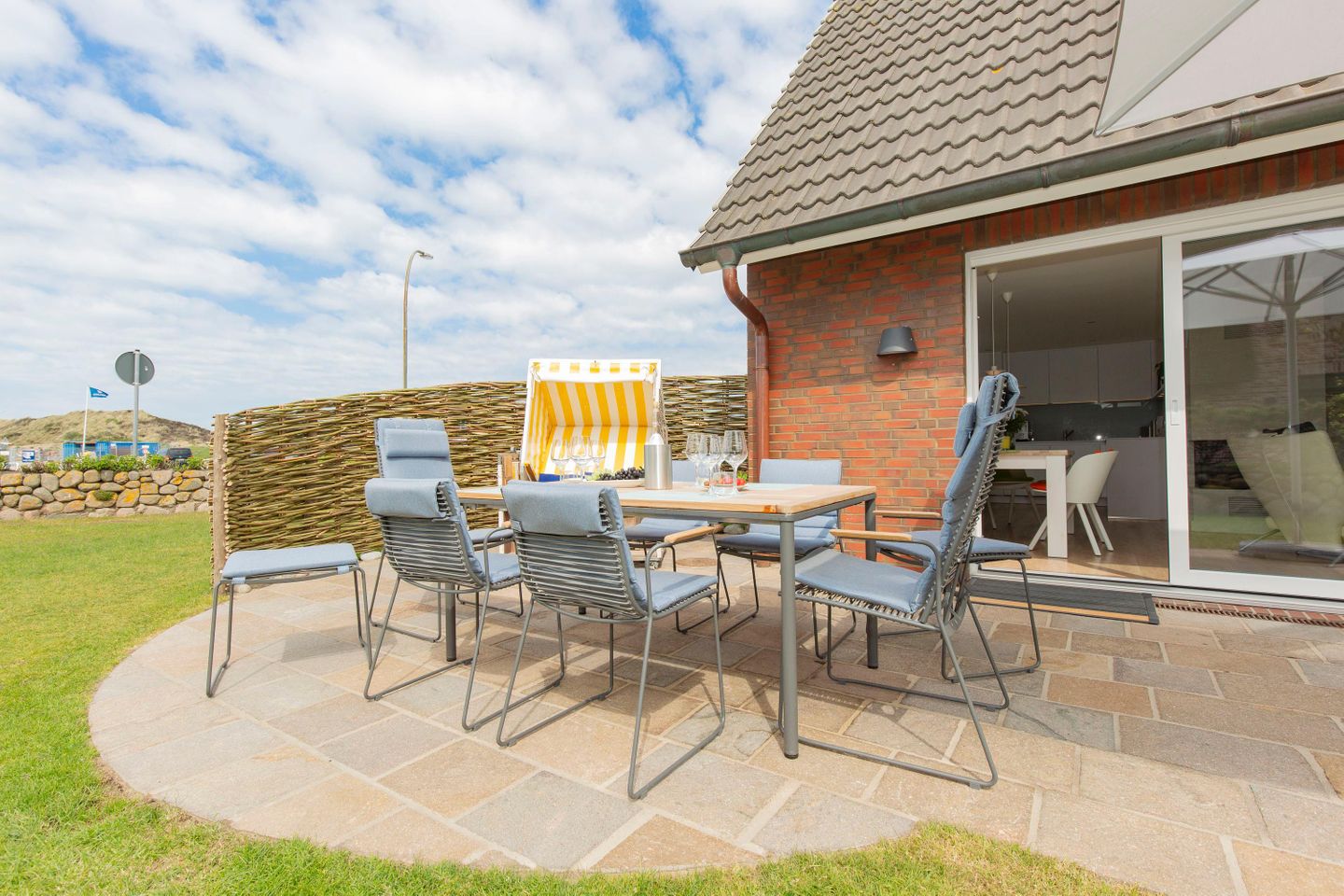  Am Dorfteich G Osetal 2 A Wenningstedt - Terrasse