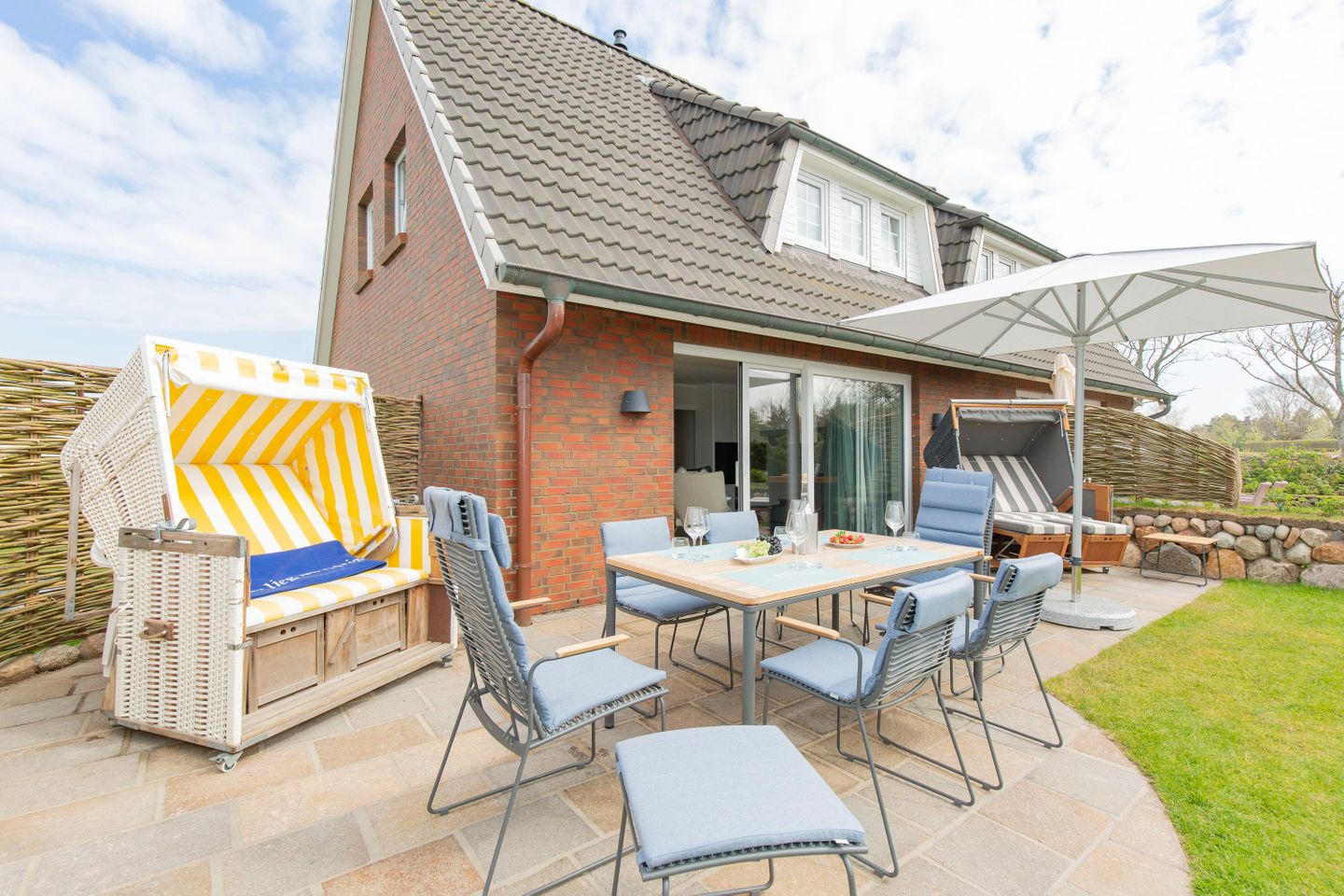  Am Dorfteich G Osetal 2 A Wenningstedt - Terrasse