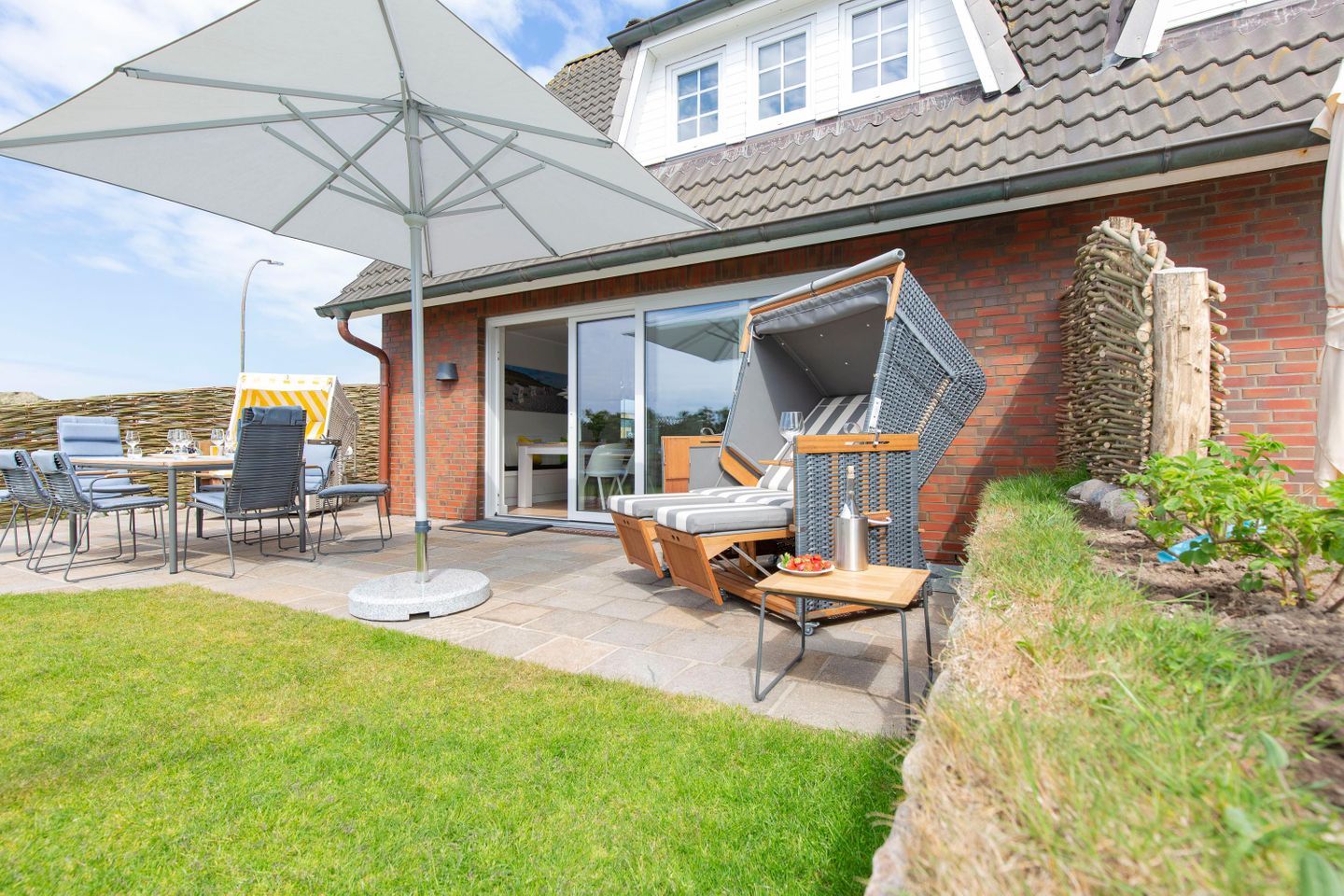  Am Dorfteich G Osetal 2 A Wenningstedt - Terrasse