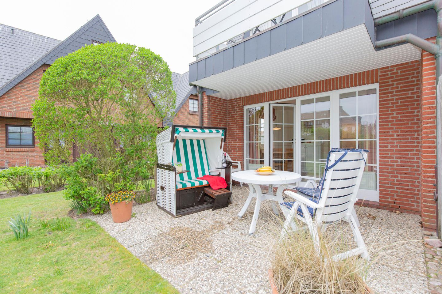  Haus Mittelweg App. 03 Mittelweg 9 Wenningstedt - Terrasse