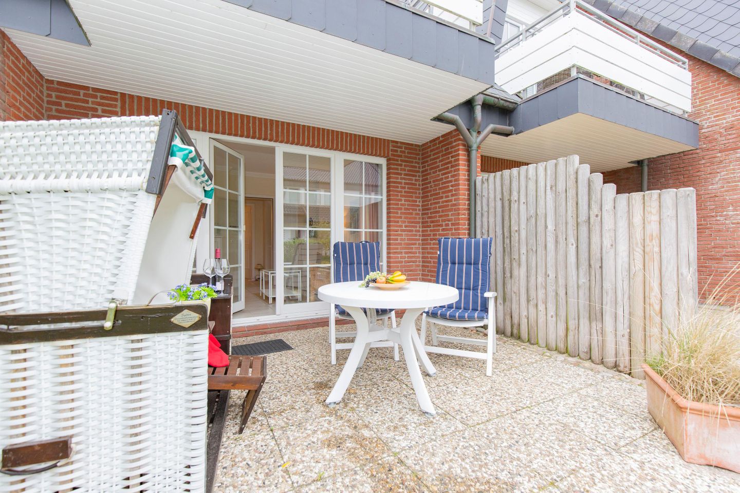  Haus Mittelweg App. 03 Mittelweg 9 Wenningstedt - Terrasse