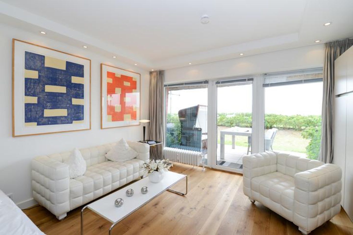 Kampbarg App. 54 Kurhausstrasse 21 Kampen - Wohnzimmer