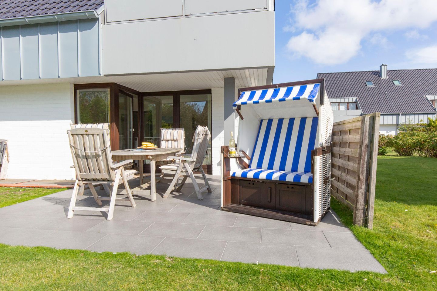  Stefanie App. 02 Hauptstrasse 20 Wenningstedt - Terrasse