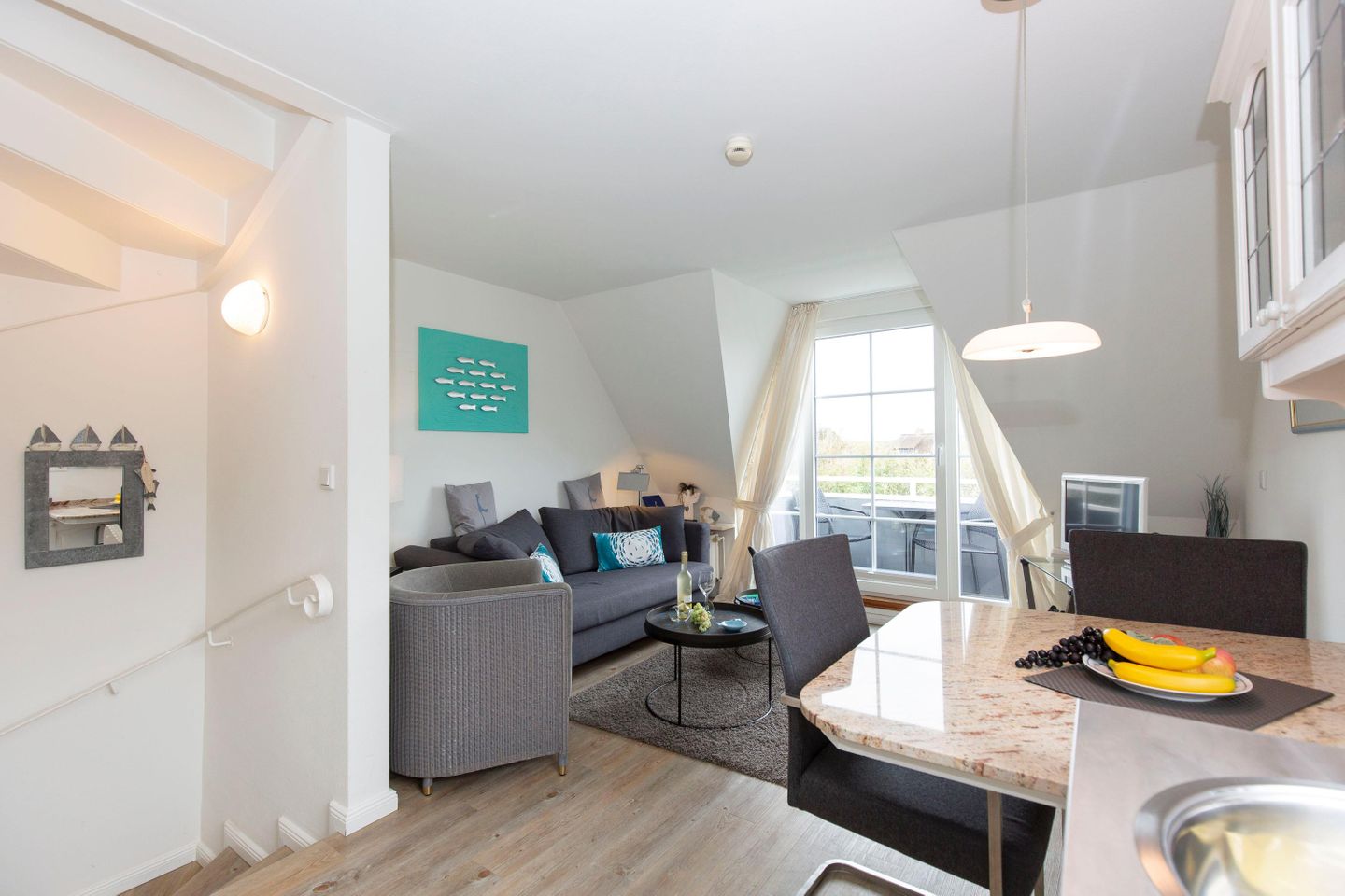  Dünenrand App. 05 Dünental 1 B Wenningstedt - Wohnzimmer