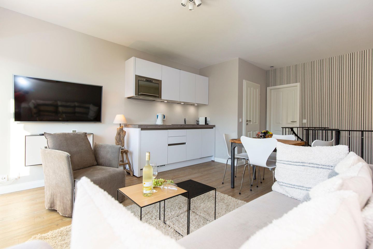 Aalto App. 01 Im Grund 13 Wenningstedt - Wohnzimmer