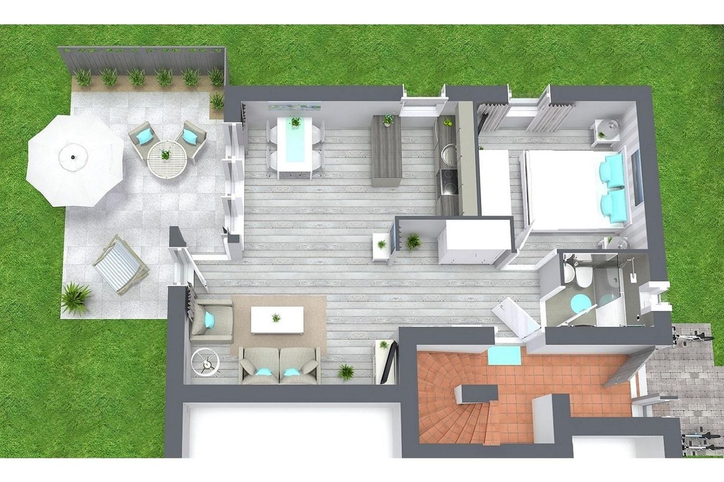  App. "The Ocean" Norderwung 21 Wenningstedt - Grundriss