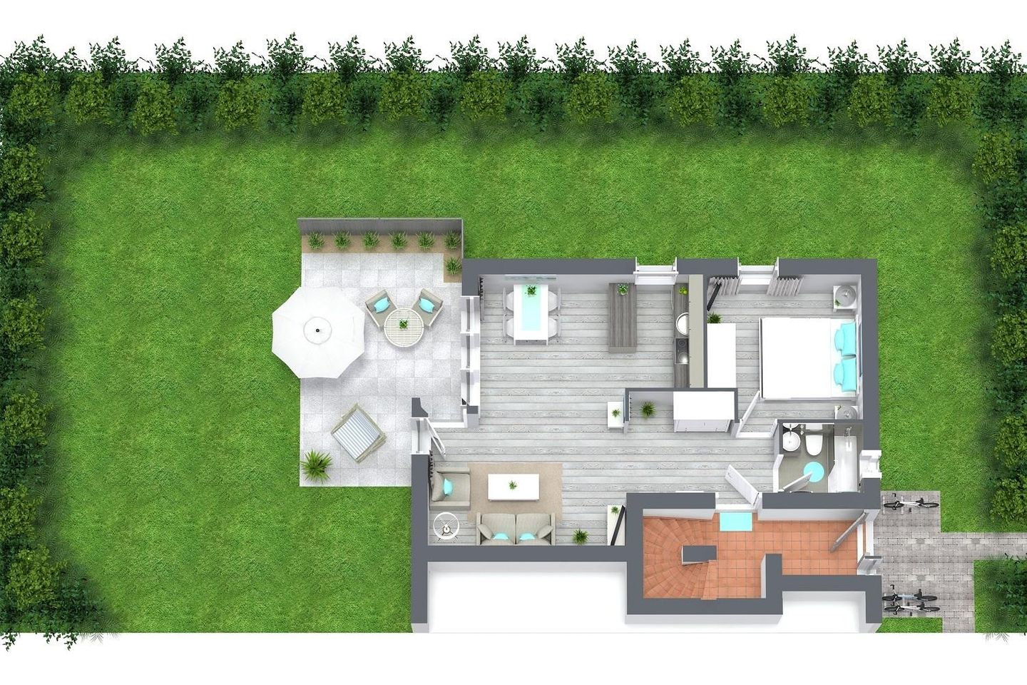  App. "The Ocean" Norderwung 21 Wenningstedt - Grundriss