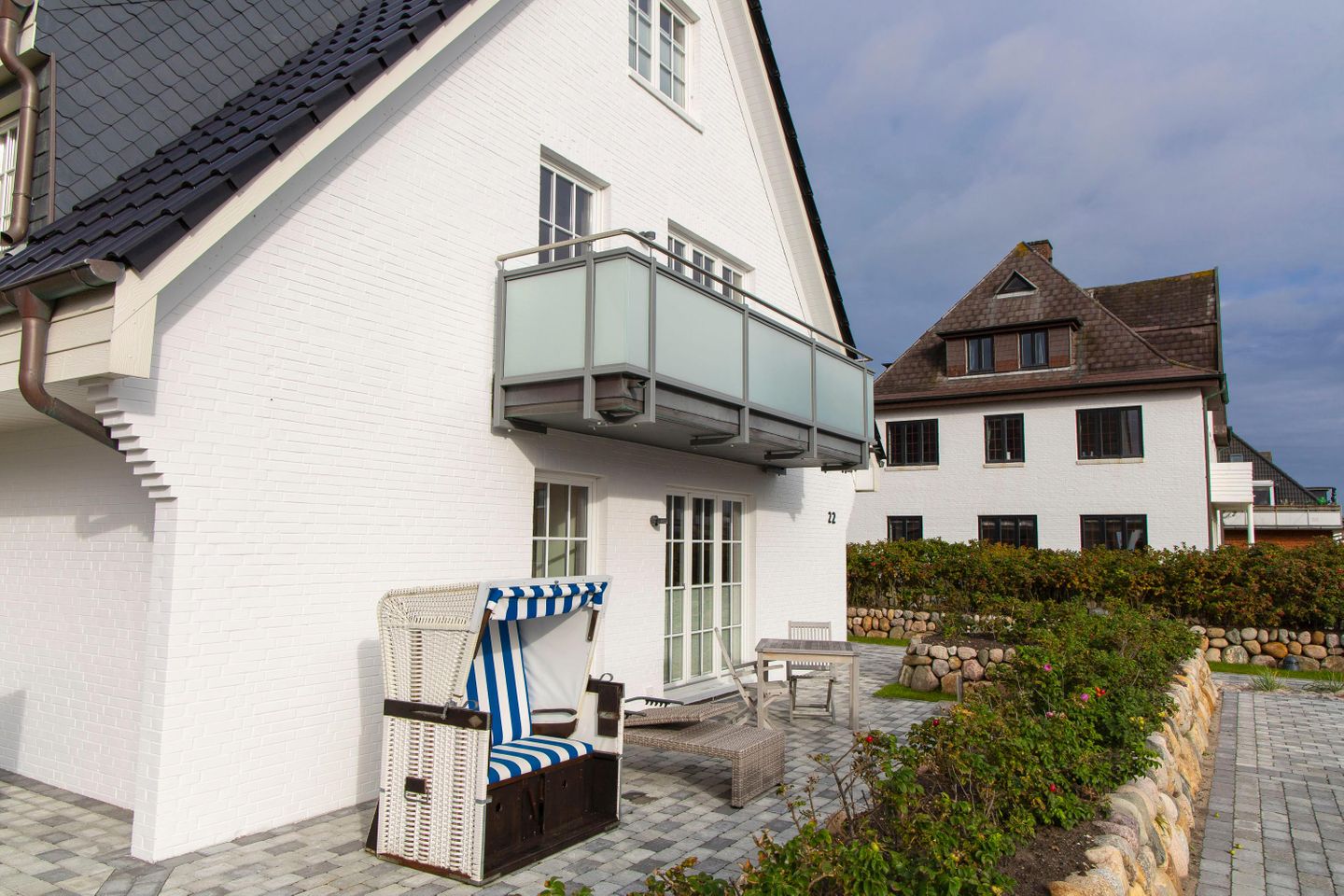  Haus am Meer, Strandbude Berthin-Bleeg-Str. 22 Wenningstedt - Terrasse