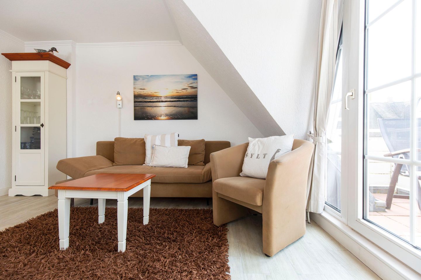 In der Düne App. 05 Dünenstrasse 3 E Wenningstedt - Wohnzimmer